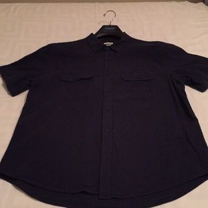 Old Navy linen button up shirt - blue